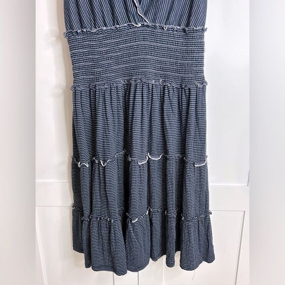 Max Studio Blue Sleeveless V-Neck Midi Dress - XS- NWT - Picture 6 of 8